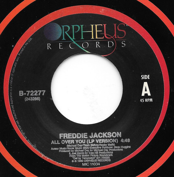 Freddie Jackson - All Over You (7", Single)