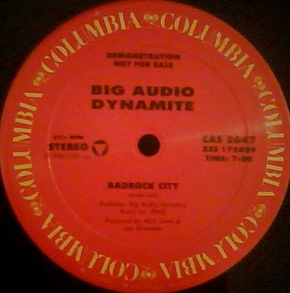 Big Audio Dynamite - Badrock City (12", Promo)