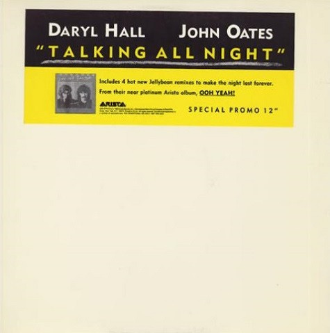 Daryl Hall & John Oates - Talking All Night (12", Maxi, Promo)