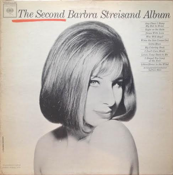 Barbra Streisand - The Second Barbra Streisand Album - Columbia - CL 2054 - LP, Album, Mono 1045725251