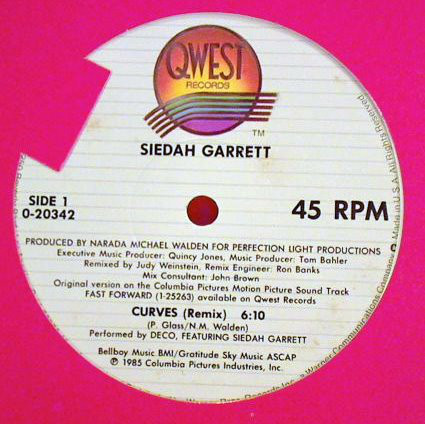 Siedah Garrett - Curves (Remix) (12", Maxi)