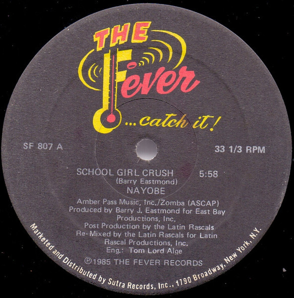 Nayobe - School Girl Crush - Fever Records - SF 807 - 12" 1046185145