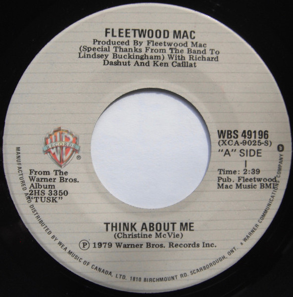 Fleetwood Mac - Think About Me / Save Me A Place (7", Single)