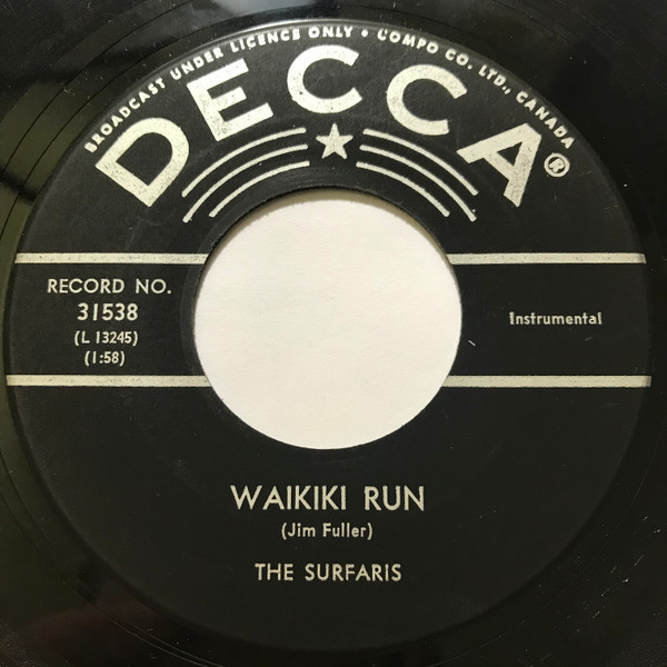 The Surfaris - Waikiki Run / Point Panic (7", Single)