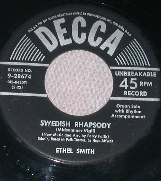 Ethel Smith - After Hours (7")