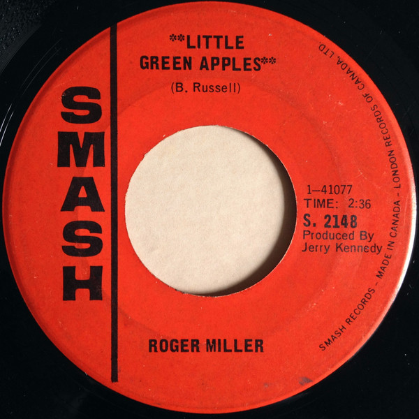Roger Miller - Little Green Apples (7", Single)