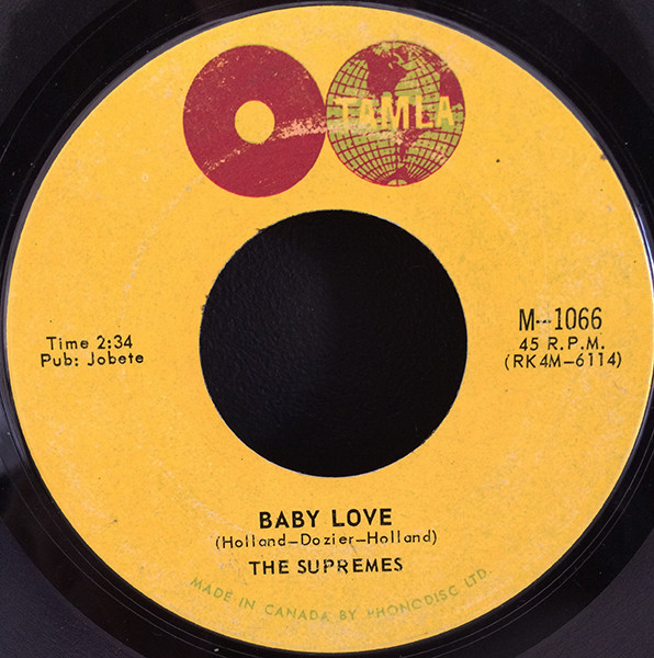 The Supremes - Baby Love / Ask Any Girl (7", Single)