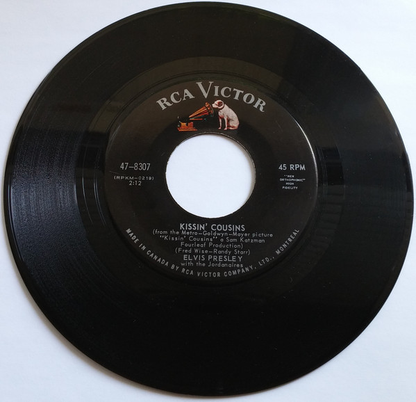 Elvis Presley With The Jordanaires - Kissin' Cousins (7", Single)