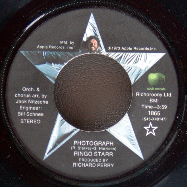 Ringo Starr - Photograph (7", Single, Los)