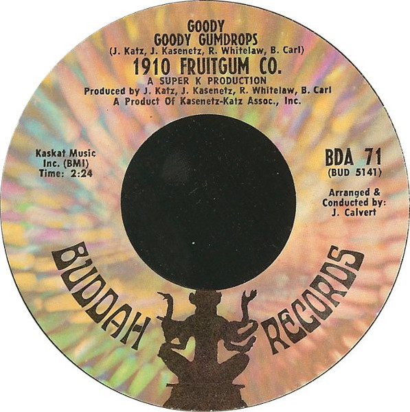1910 Fruitgum Co.* - Goody Goody Gumdrops / Candy Kisses (7", Single, Pit)
