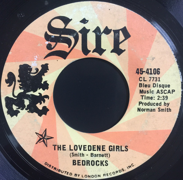 The Bedrocks - The Lovedene Girls (7", Single, Promo)