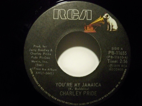 Charley Pride - You're My Jamaica / Let Me Have A Chance To Love You (One More Time) (7", Single)