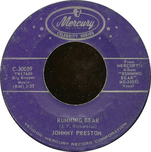 Johnny Preston - Running Bear / Cradle Of Love (7", RE)