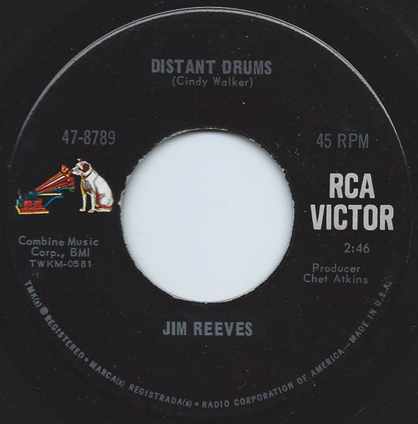 Jim Reeves - Distant Drums / Old Tige - RCA Victor - 47-8789 - 7", Single, Ind 1054663754