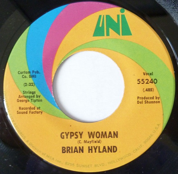 Brian Hyland - Gypsy Woman / You And Me (#2) (7", Single)