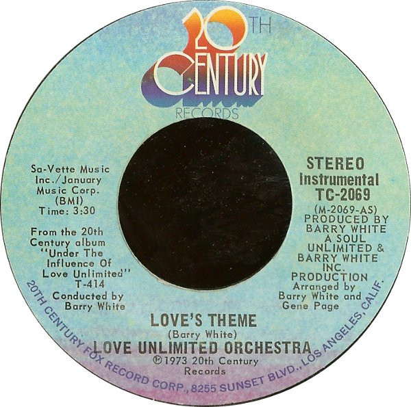 Love Unlimited Orchestra - Love's Theme - 20th Century Records - TC-2069 - 7", Single, Ter 1056166766