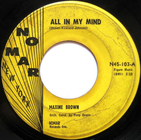 Maxine Brown - All In My Mind / Harry Let's Marry (7", Single)