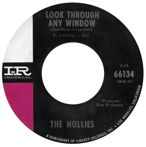 The Hollies - Look Through Any Window (7")