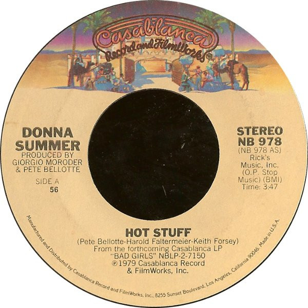 Donna Summer - Hot Stuff - Casablanca - NB 978 - 7", Single, 56 1056506006