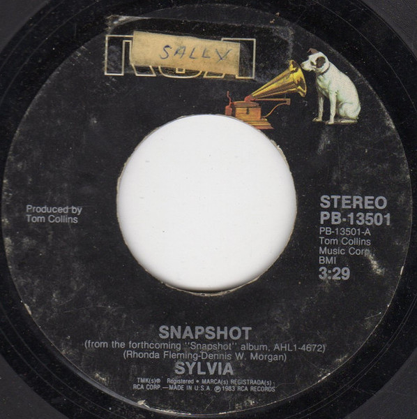 Sylvia (7) - Snapshot (7", Single, Ind)