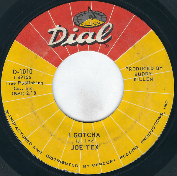 Joe Tex - I Gotcha / A Mother's Prayer (7", Single, Styrene, Phi)