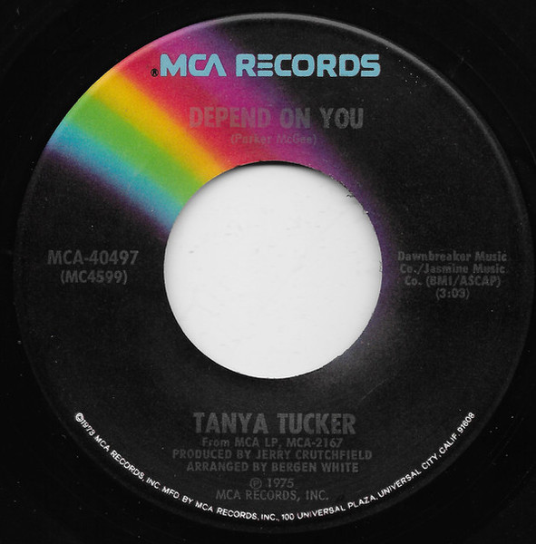 Tanya Tucker - Depend On You / Don't Believe My Heart Can Stand Another You (7", Single, Pin)