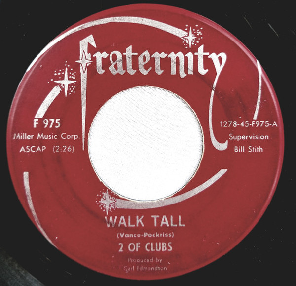 2 Of Clubs - Walk Tall (7", Single)
