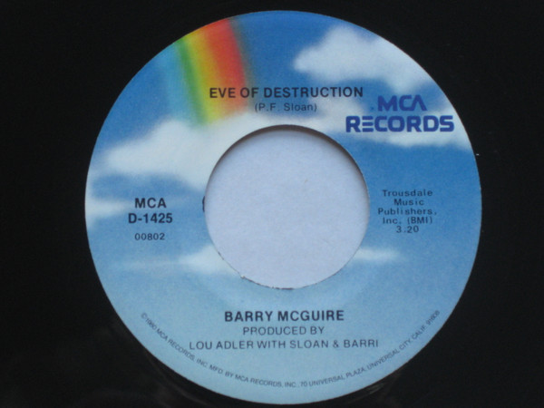 Barry McGuire - Eve Of Destruction (7", Single, Clo)