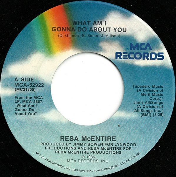 Reba McEntire - What Am I Gonna Do About You - MCA Records - MCA-52922 - 7", Single, Pin 1058020391