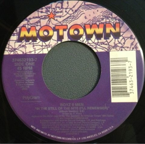 Boyz II Men / The Jackson 5 - In The Still Of The Nite (I'll Remember) / Who's Lovin' You (7")