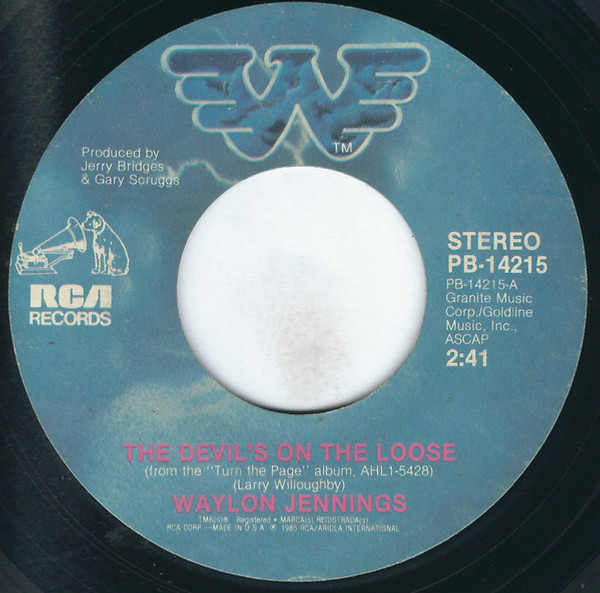 Waylon Jennings - The Devil's On The Loose / Good Morning John (7", Styrene, Ind)