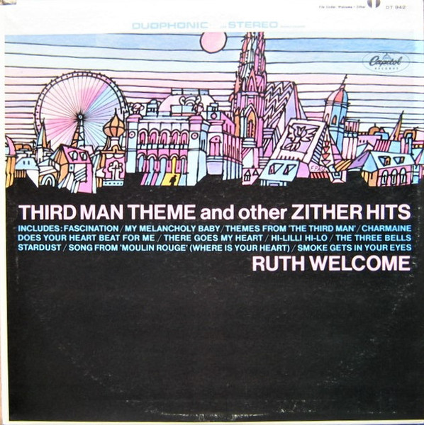 Ruth Welcome - Third Man Theme and other Zither Hits (LP, Album, RE)