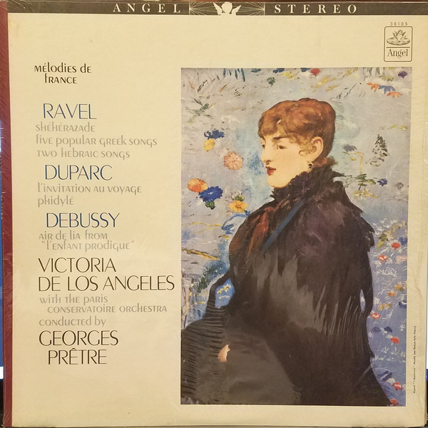 Maurice Ravel, Henri Duparc, Claude Debussy, Victoria De Los Angeles, The Paris Conservatoire Orchestra*, Georges Prêtre - Melodies de France (LP, Album)
