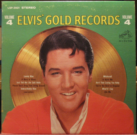 Elvis Presley - Elvis' Gold Records - Volume 4 (LP, Comp, Bla)