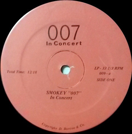Smokey 007 - In Concert (LP, Album)