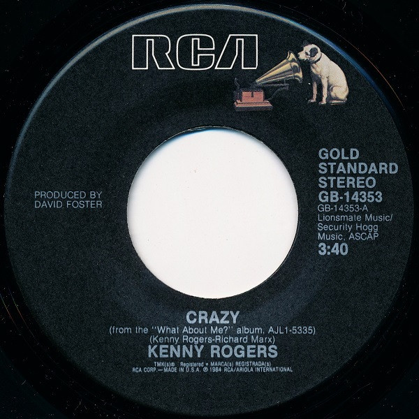 Kenny Rogers - Crazy / Morning Desire - RCA - GB-14353 - 7", RE 1066019402