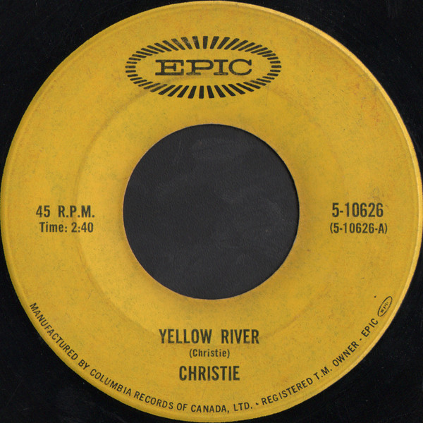 Christie - Yellow River - Epic - 5-10626 - 7", Single 1066071642