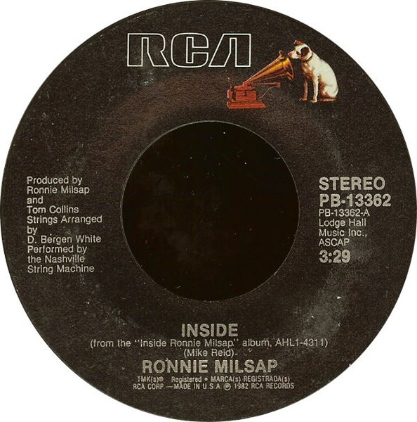 Ronnie Milsap - Inside (7", Styrene)