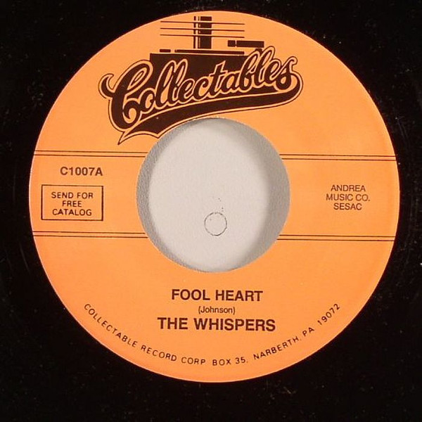 The Whispers (4) - Fool Heart (7", RE)