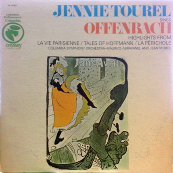 Jennie Tourel / Jacques Offenbach - Jennie Tourel Sings Offenbach - Odyssey - 32 16 0351 - LP 1067213108