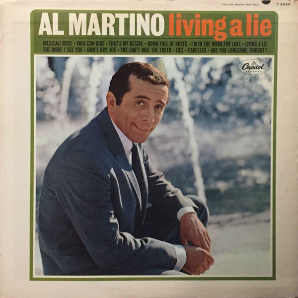 Al Martino - Living A Lie (LP, Mono)