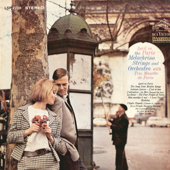 The Melachrino Strings and Orchestra* With Trio Musette de Paris - April In Paris (LP, Album)