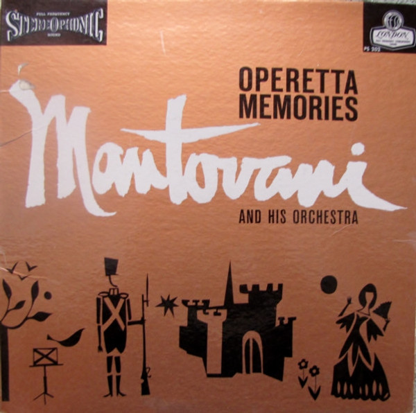 Mantovani And His Orchestra - Operetta Memories - London Records, London Records - PS 202, PS.202 - LP, Gat 1070796943