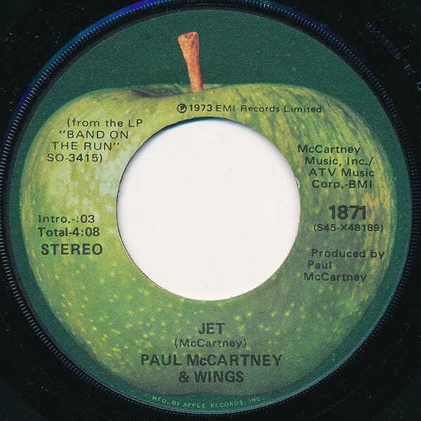 Paul McCartney & Wings* - Jet / Mamunia (7", Single, Win)