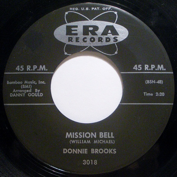 Donnie Brooks - Mission Bell - Era Records - 3018 - 7", Single 1072482834