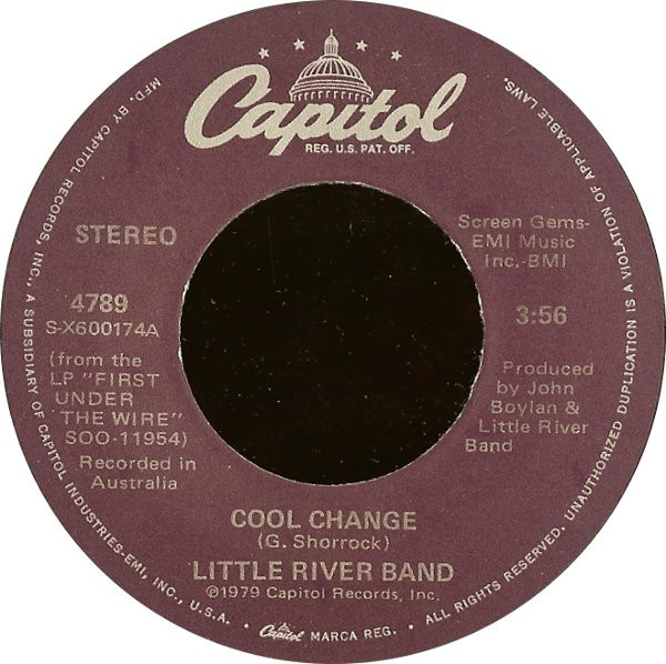Little River Band - Cool Change / Middle Man - Capitol Records - 4789 - 7", Win 1072491854