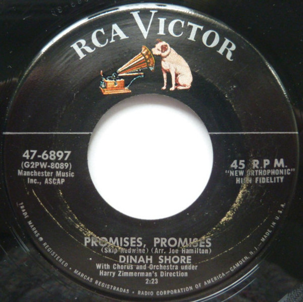 Dinah Shore - Promises, Promises  (7", Single)