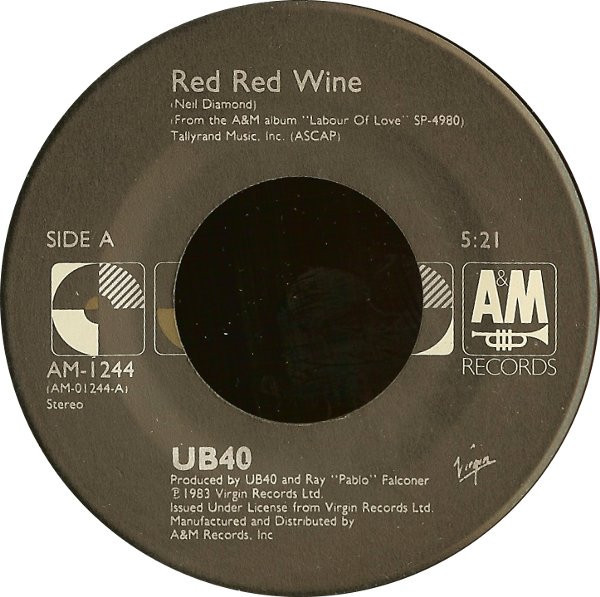 UB40 - Red Red Wine (7", Single, RE, Spe)