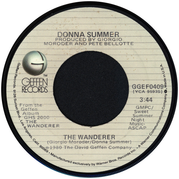 Donna Summer - The Wanderer (7", Single)