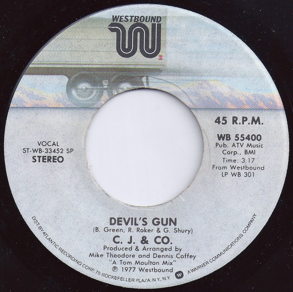C.J. & Co - Devil's Gun (7", Single, SP)